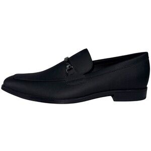 Guess Mens Size 12 Dress Loafer Shoes Slip-On Square Toe Casual Black New